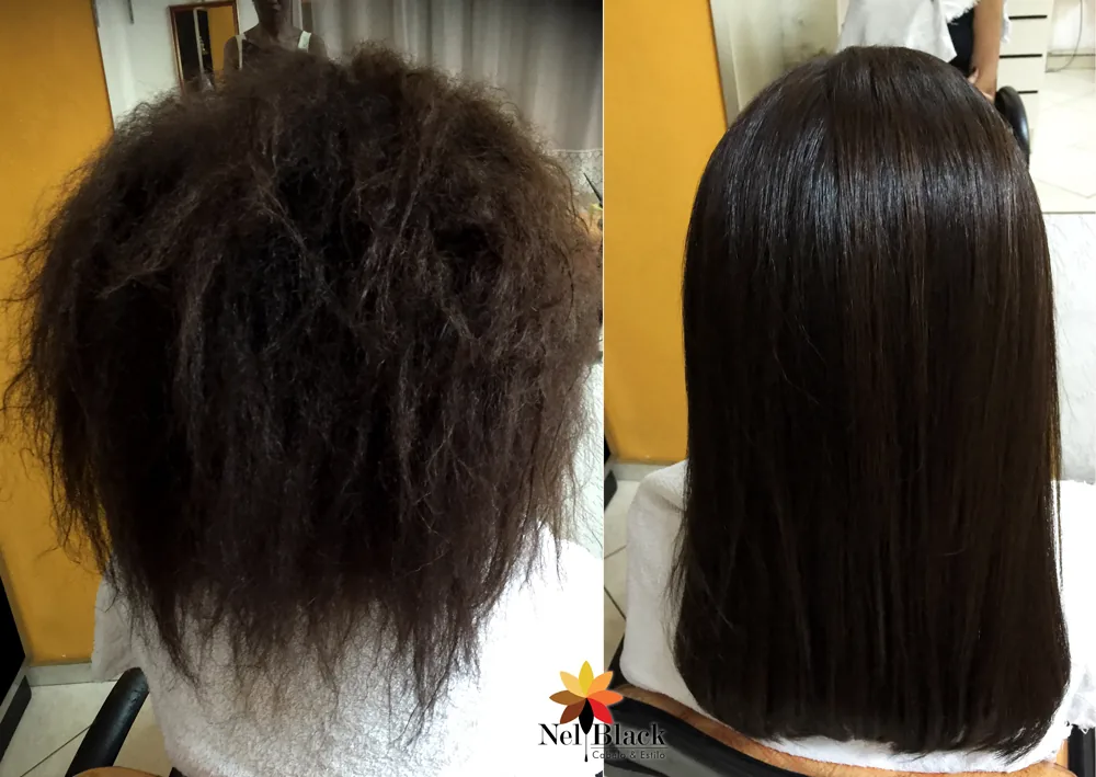 Trabalho em cabelo crespo ou cacheado no Nelblack